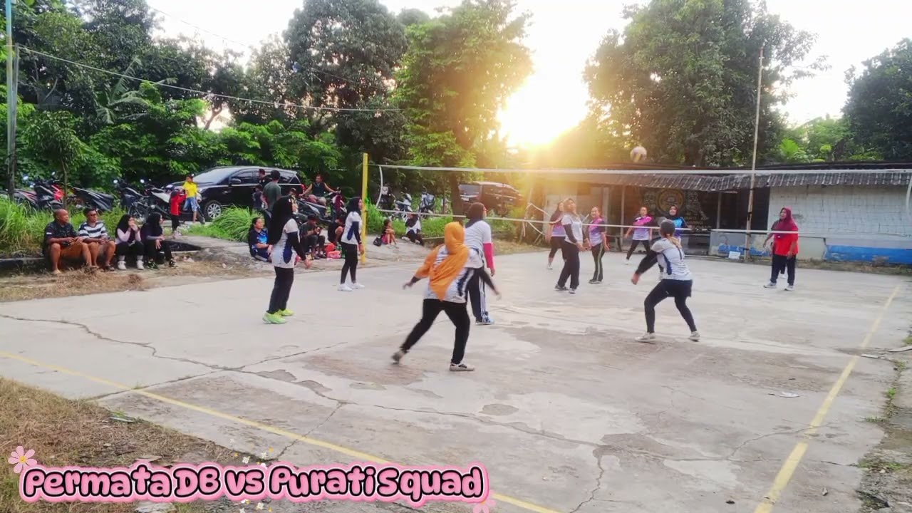 Sparing Voli Penutupan// set 6// Februari Happy Lapangan Belimbing Purati 🌳