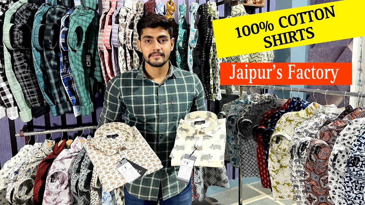 Sanganeri Print Shirts खरीदें सीधे जयपुर के फैक्ट्री से / Shirts Wholesale Jaipur