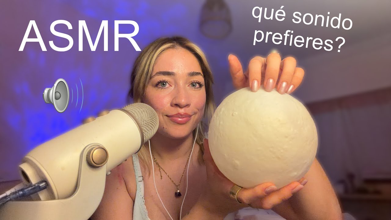 ASMR con objetos - CUAL sonido prefieres?  Asmr tapping 