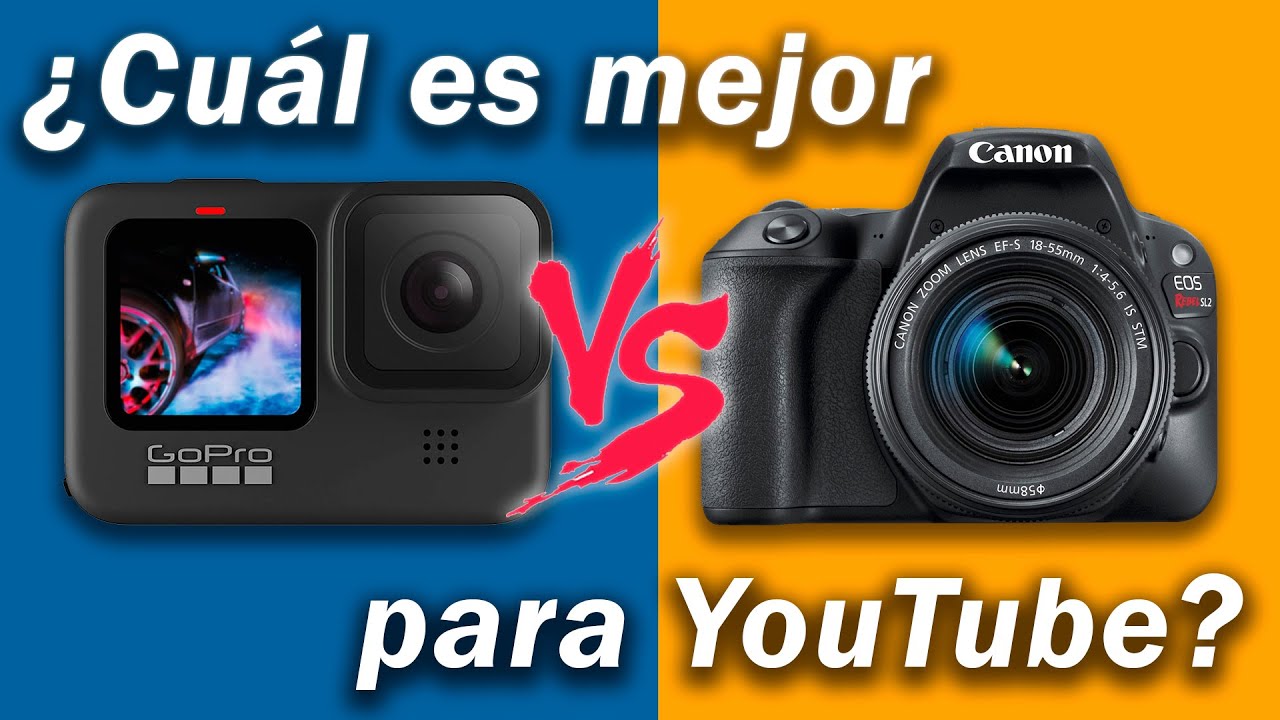 GoPro vs CÁMARA RÉFLEX | ¿Cuál es MEJOR para YOUTUBE?