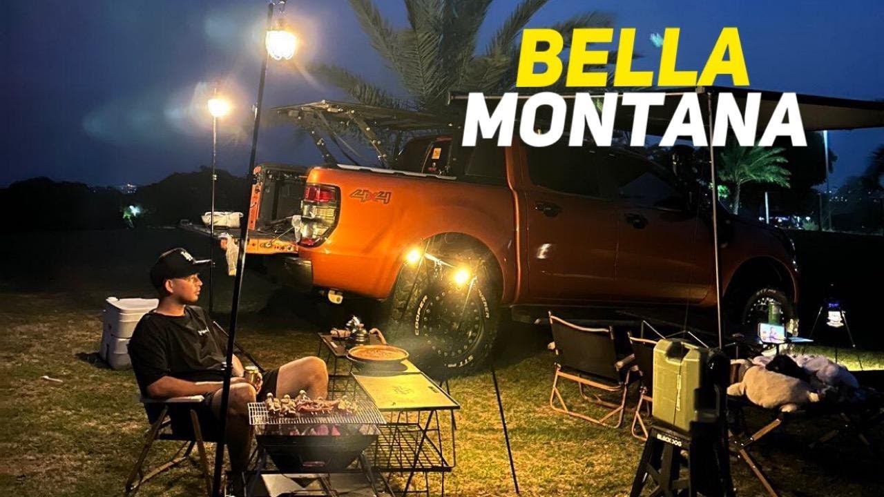 bella montana rainy camping