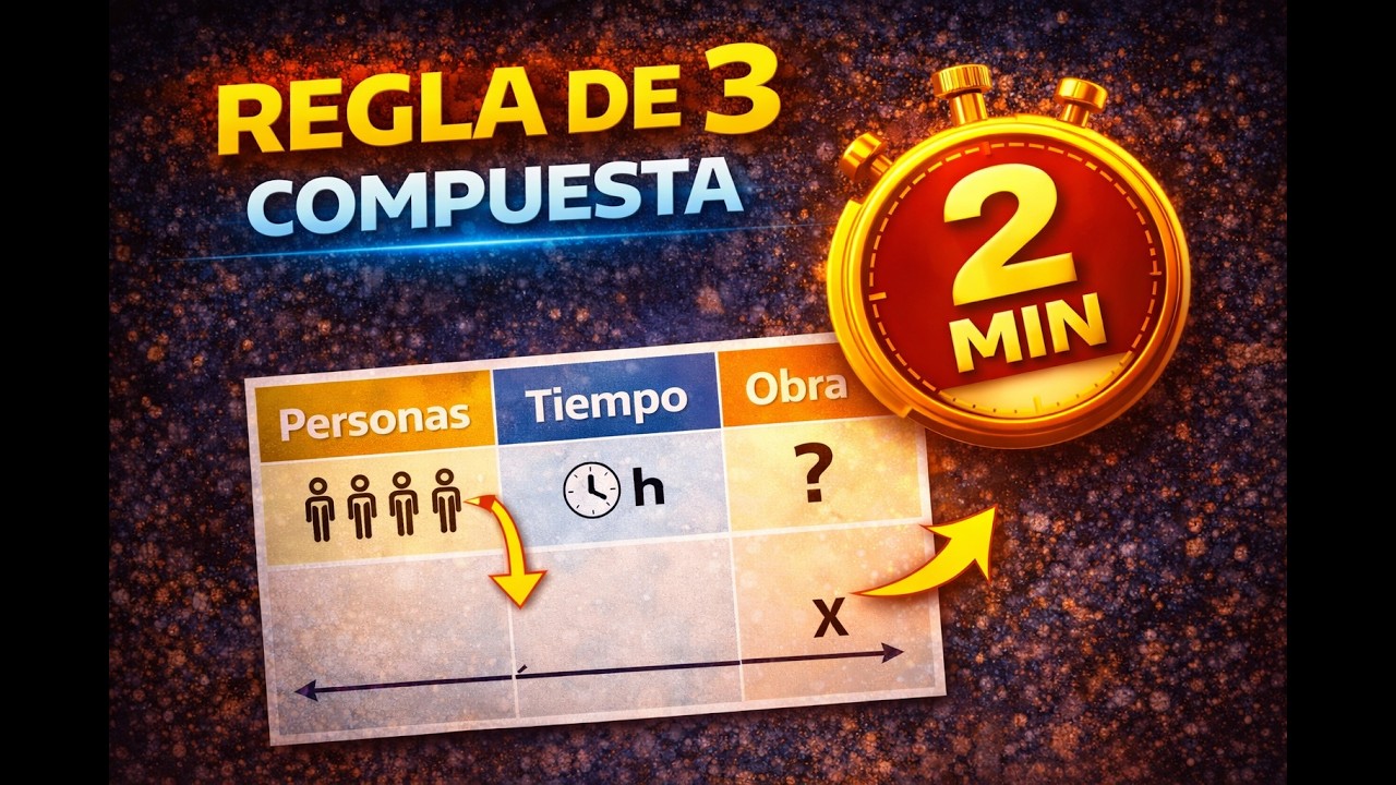 Regla de tres compuesta