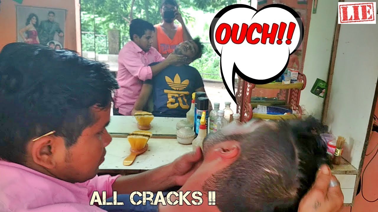 The Great Indian Bihar Head Massage with Neck Crack | Relaxing Traditional Champi  ASMR|