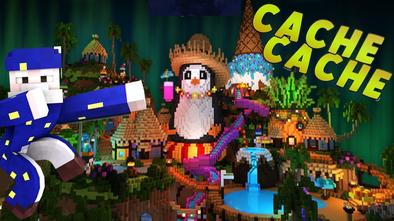 CACHE CACHE MINECRAFT | MAP ILE AUX PINGOUINS | EPISODE 82