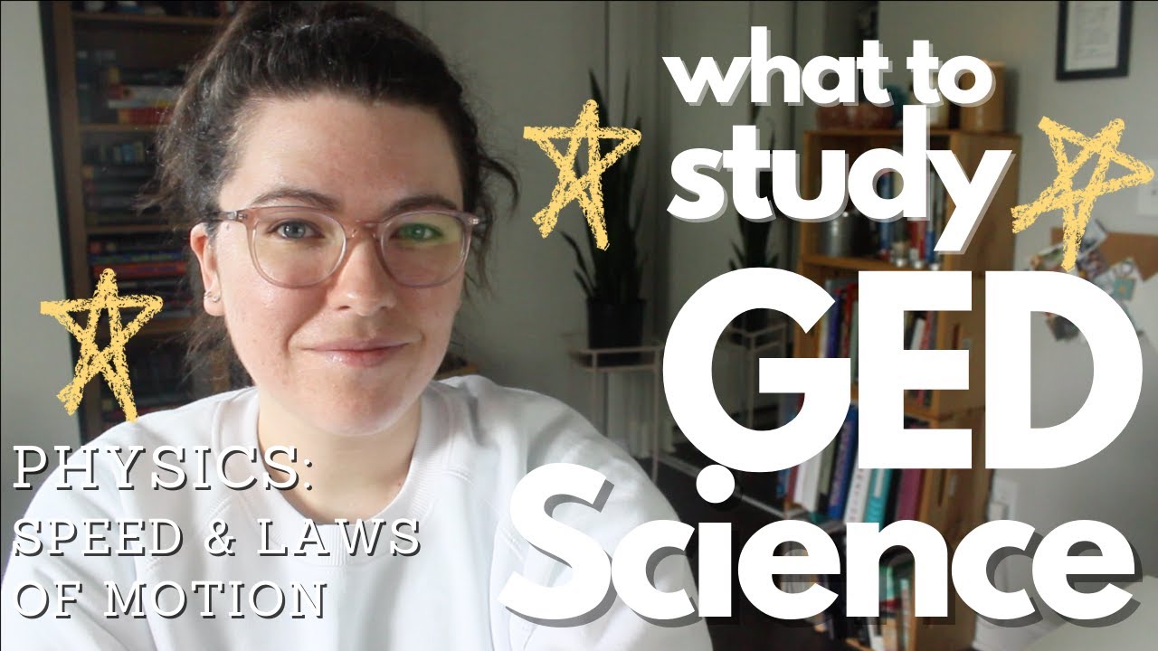 PASS THE GED SCIENCE TEST | what to study physics: speed & laws of motion