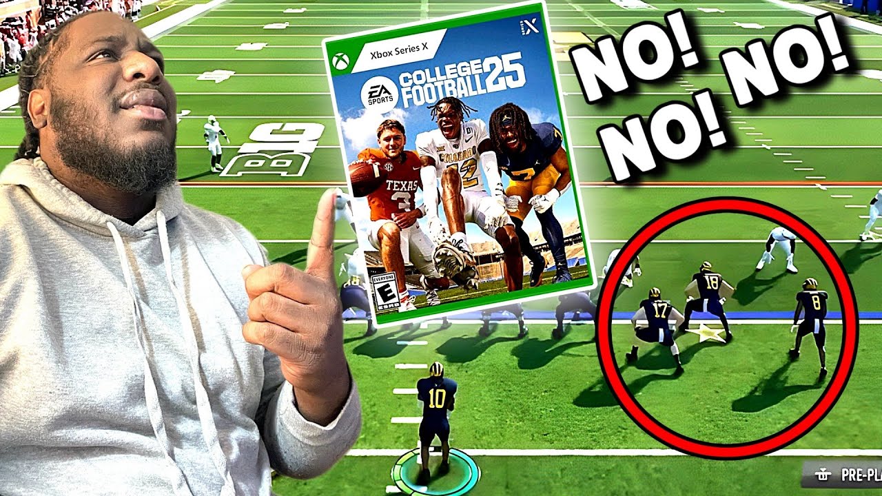College Football 25 Gameplay! Imma Be Real.