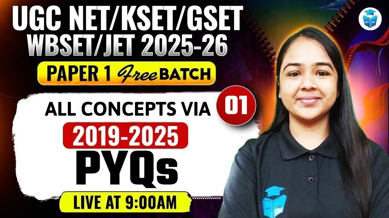 UGC NET/SET/AP 2025 | Paper 1 Mix PYQs (2019-25) | Target NET/SET/AP 2025 | JRFAdda