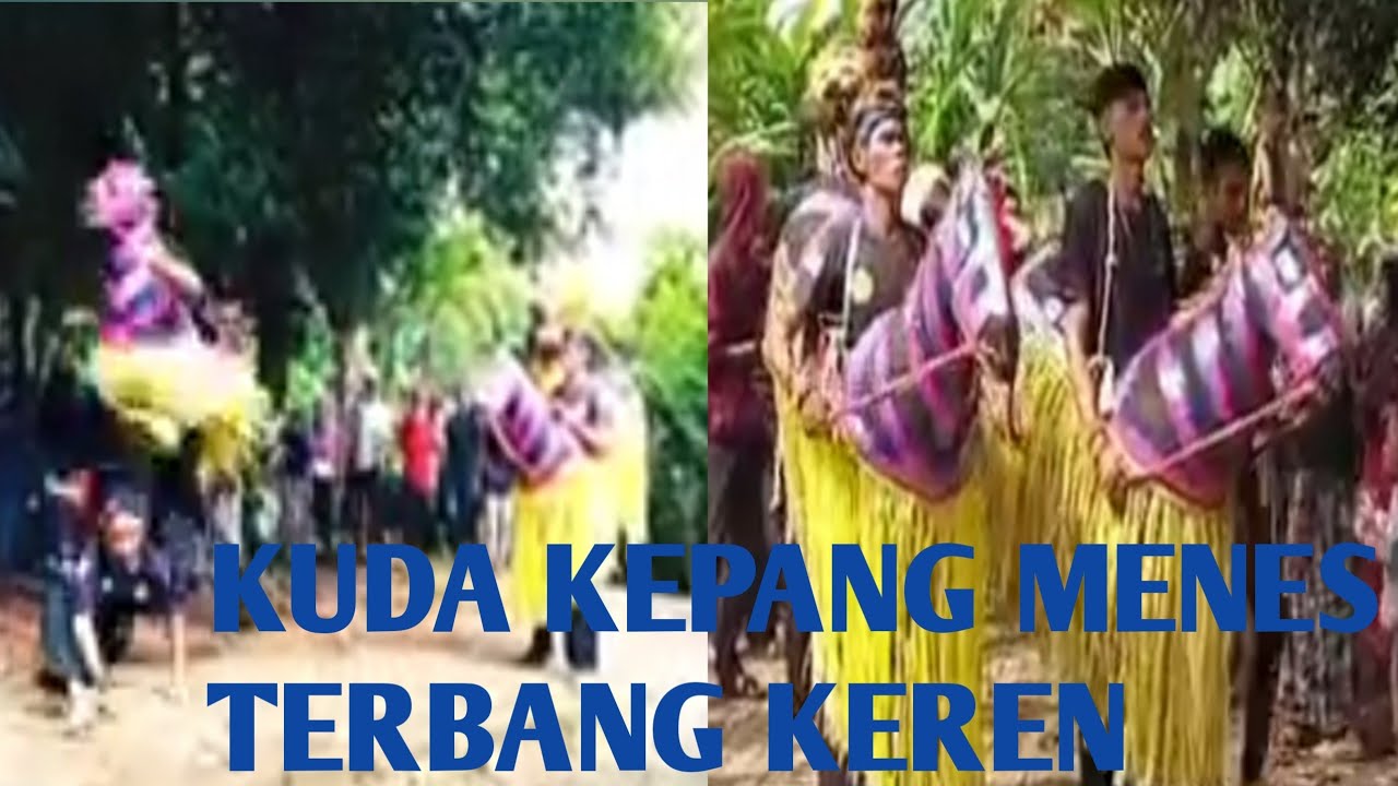 Kuda kepang kesurupan di tempat hajatan 