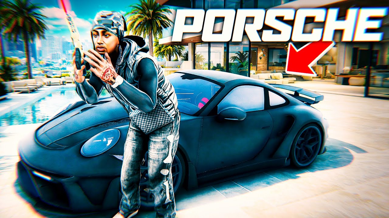 On DEMON TIME in DALLAS with a PORSHE in GTA 5 RP..