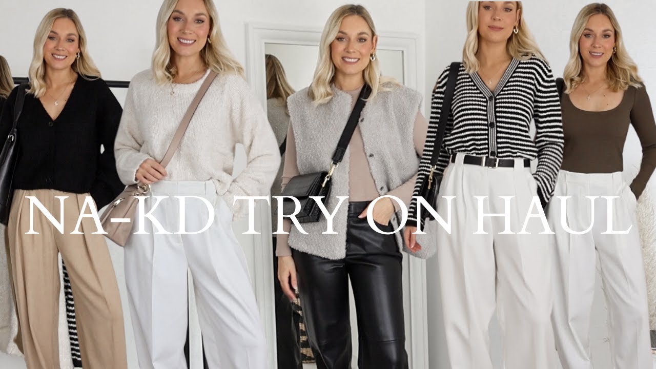 A MINI NA-KD FASHION TRY ON HAUL - WINTER STAPLES 2023!
