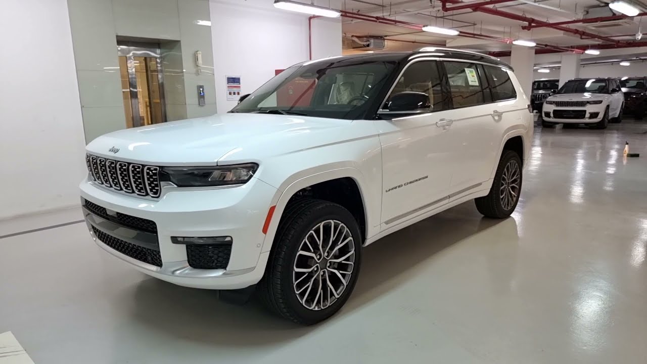 وصول جيب جراند شيروكي L ساميت 2022 سبع ركاب مواصفات جديدة لاول مرة على شيروكي grand cherokee L 3.6