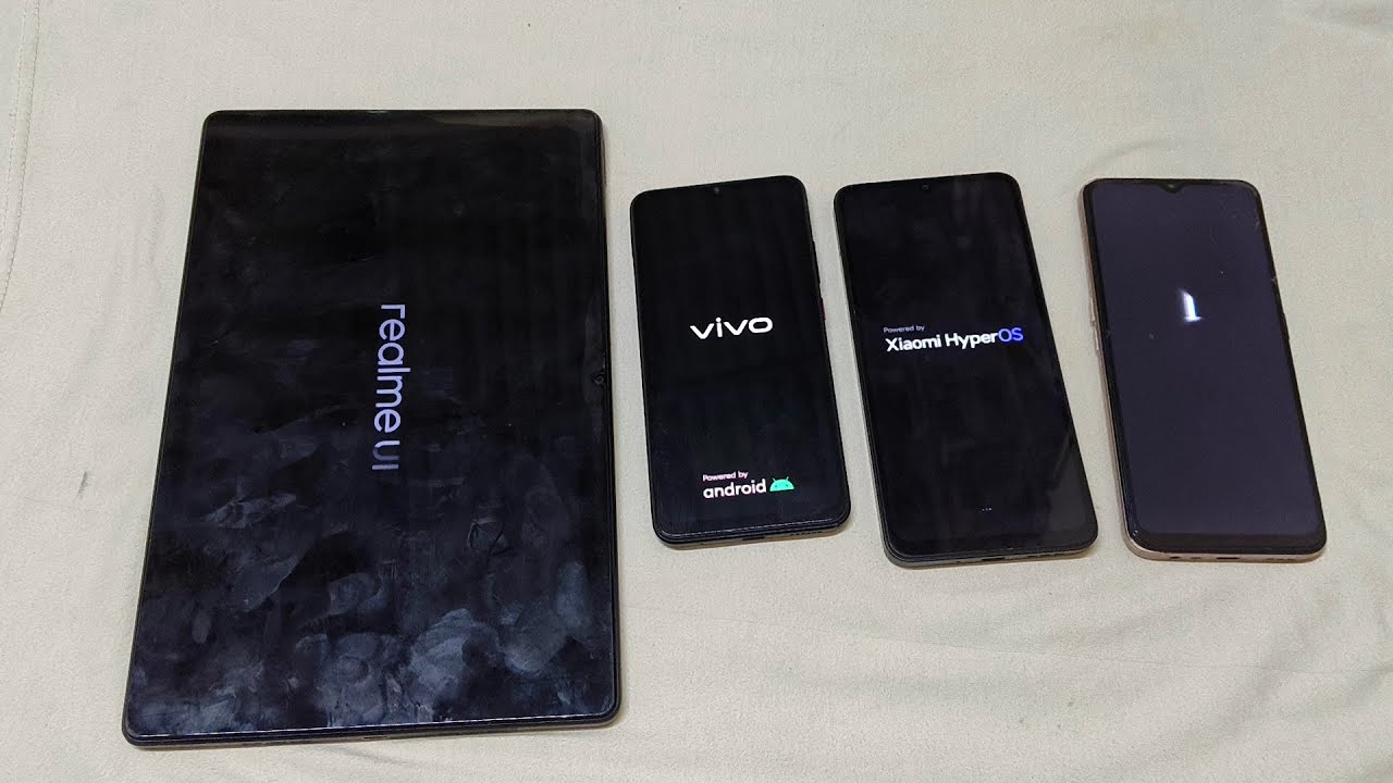 Realme Pad 2 vs Vivo S1 vs Redmi 13C vs Oppo A5 Reboot Speed Test