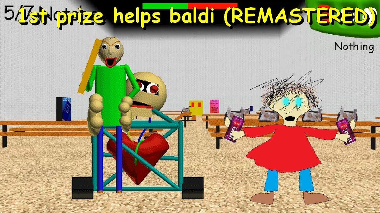 1-й приз помогает baldi REMASTERED (Baldi's Basics Mod)