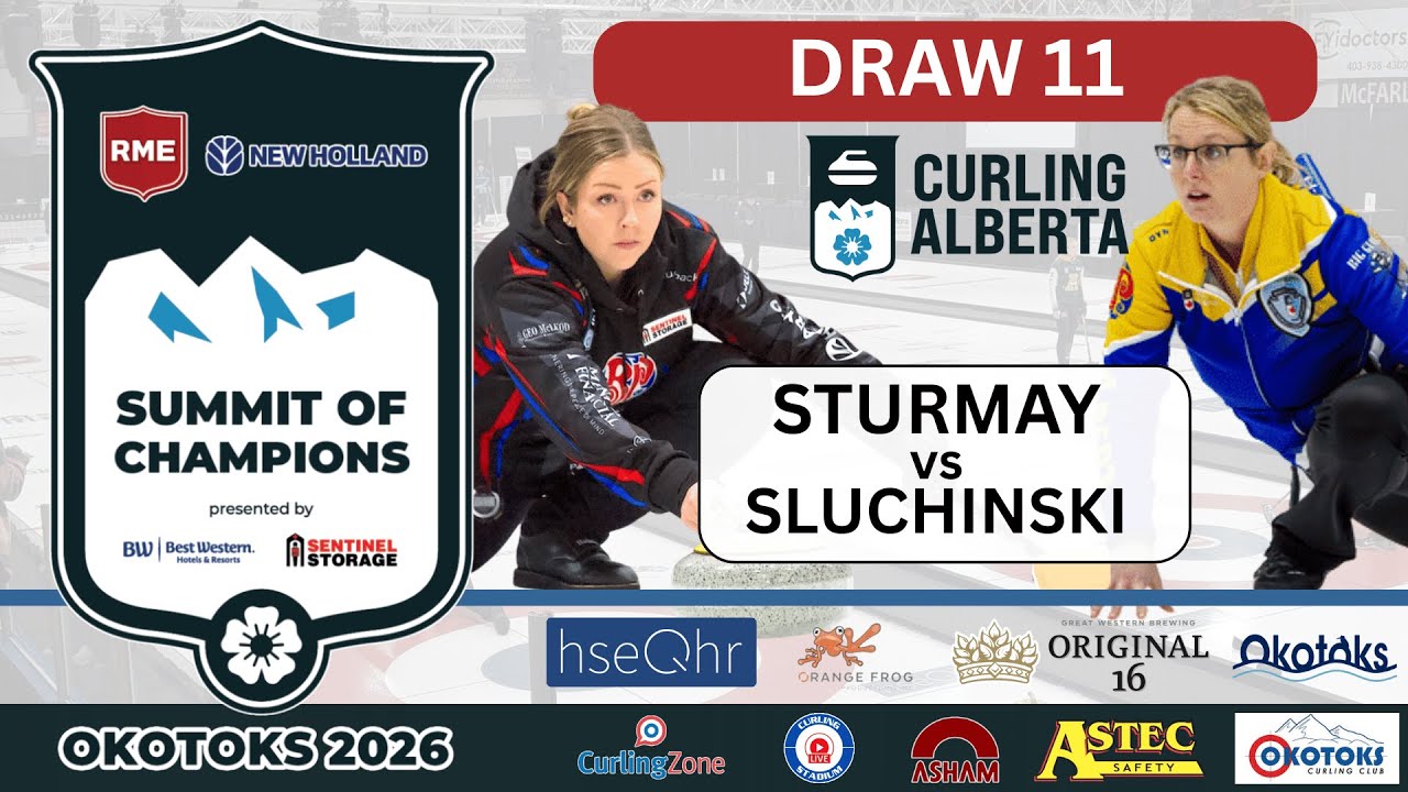 FEATURE: Selena Sturmay vs Amanda Sluchinski - Draw 11 - RME New Holland Alberta Summit of Champions