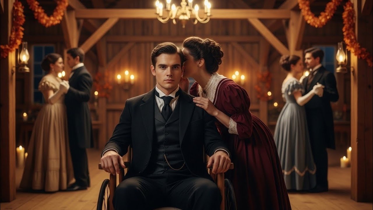 “A Billionaire Cowboy in a Wheelchair Sat Alone at a Wedding—Until a Ranch Widow Whispered...