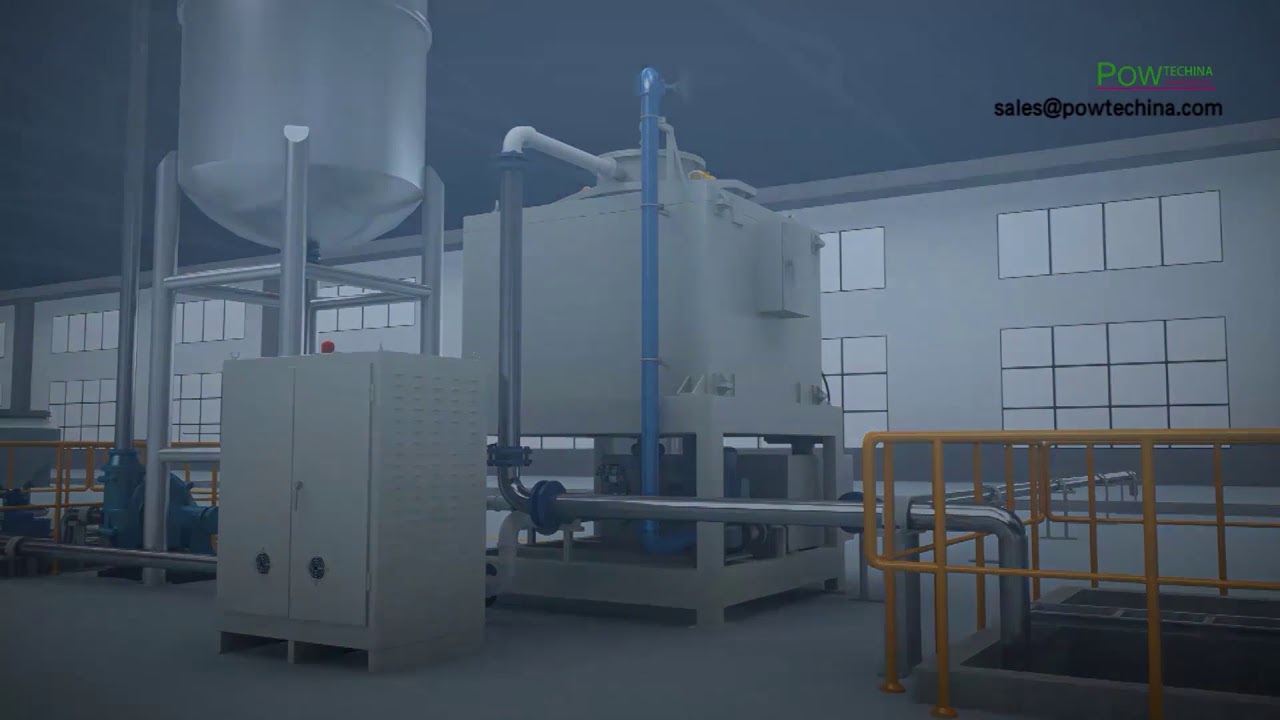 Kaolin production line processing demonstration - Powtechchina