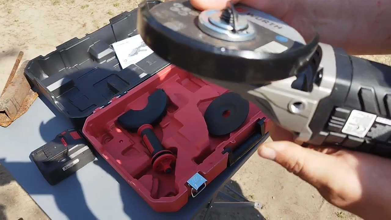 Parkside Performance szlifierka kątowa z płaską głowicą model 20 V PPWSFA recenzja