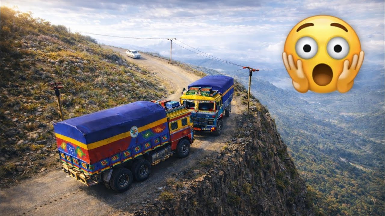 Impossible Mountain Road Truck Driving Challenge 😱