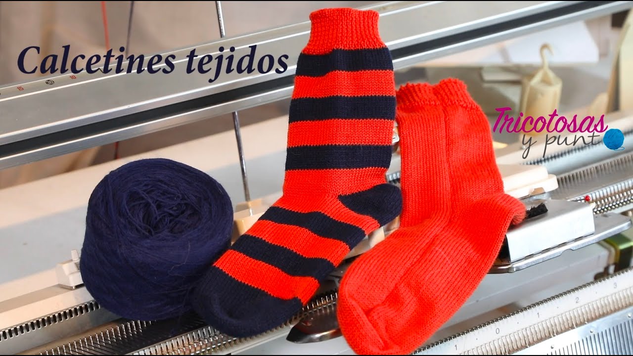 ¡Crea unos Calcetines Tejidos a Máquina! | Tutorial Fácil y Rápido🧦🧶