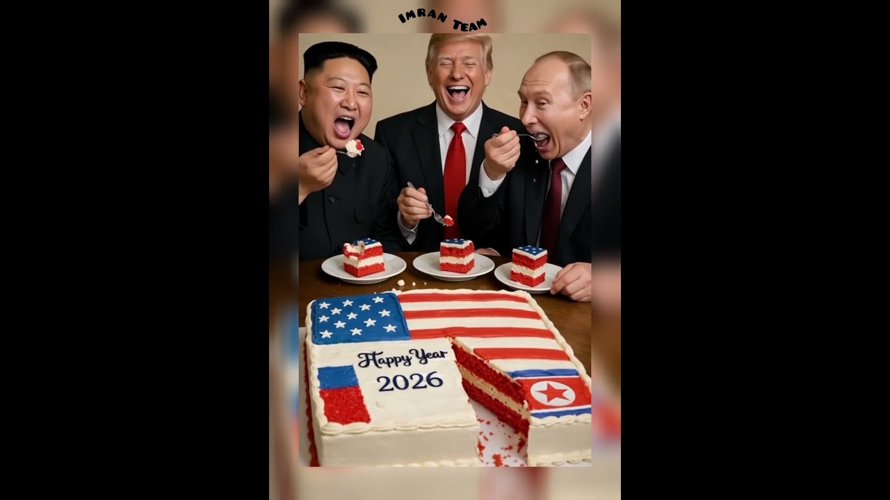 Trump Putin & Kim jong Celebrate New Year 😂#trump #putin #viral #memes