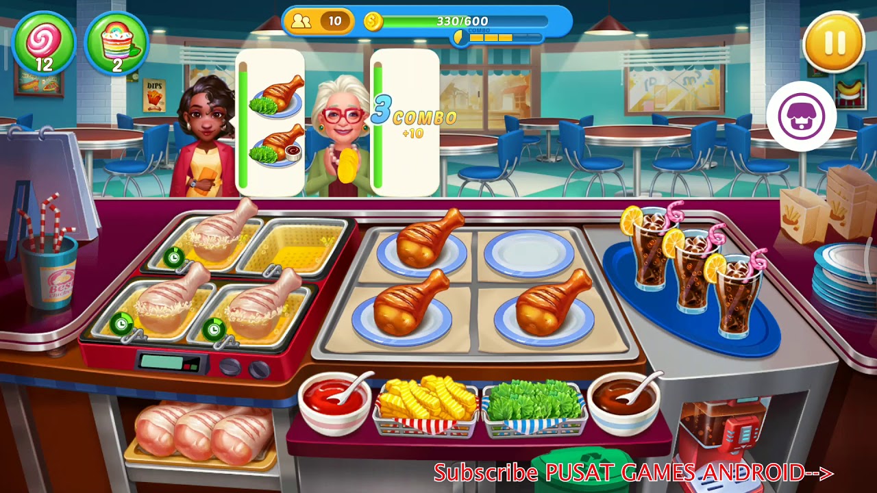 Play Games Android Crazy Chef  Fast Restaurant Cooking Game part 6