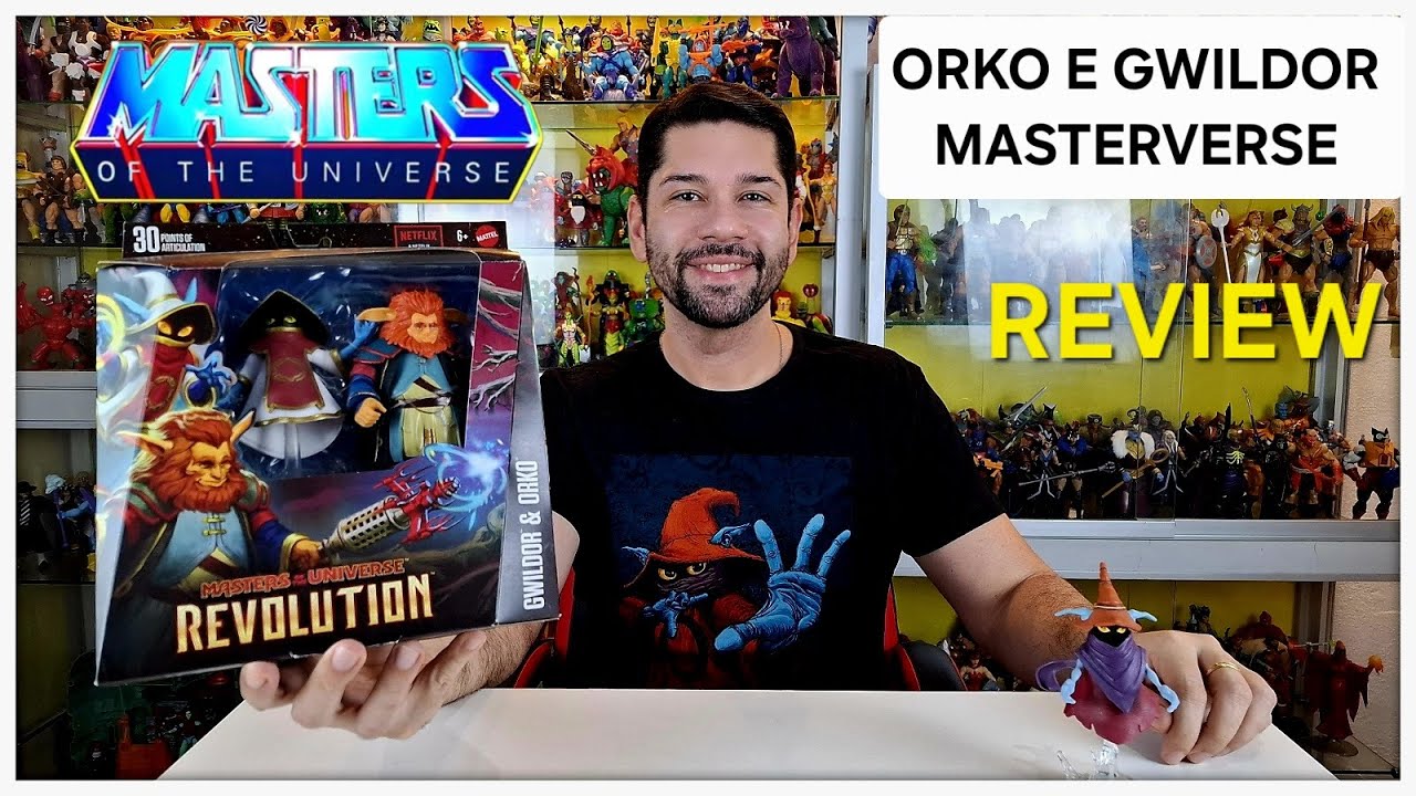ORKO E GWILDOR REVOLUTION MOTU MASTERVERSE FIGURE REVIEW! MASTERS OF THE UNIVERSE!