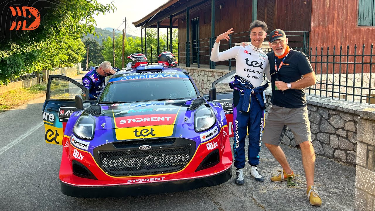 Saturday Start Interviews 🤣 WRC Acropolis Rally Greece 2025