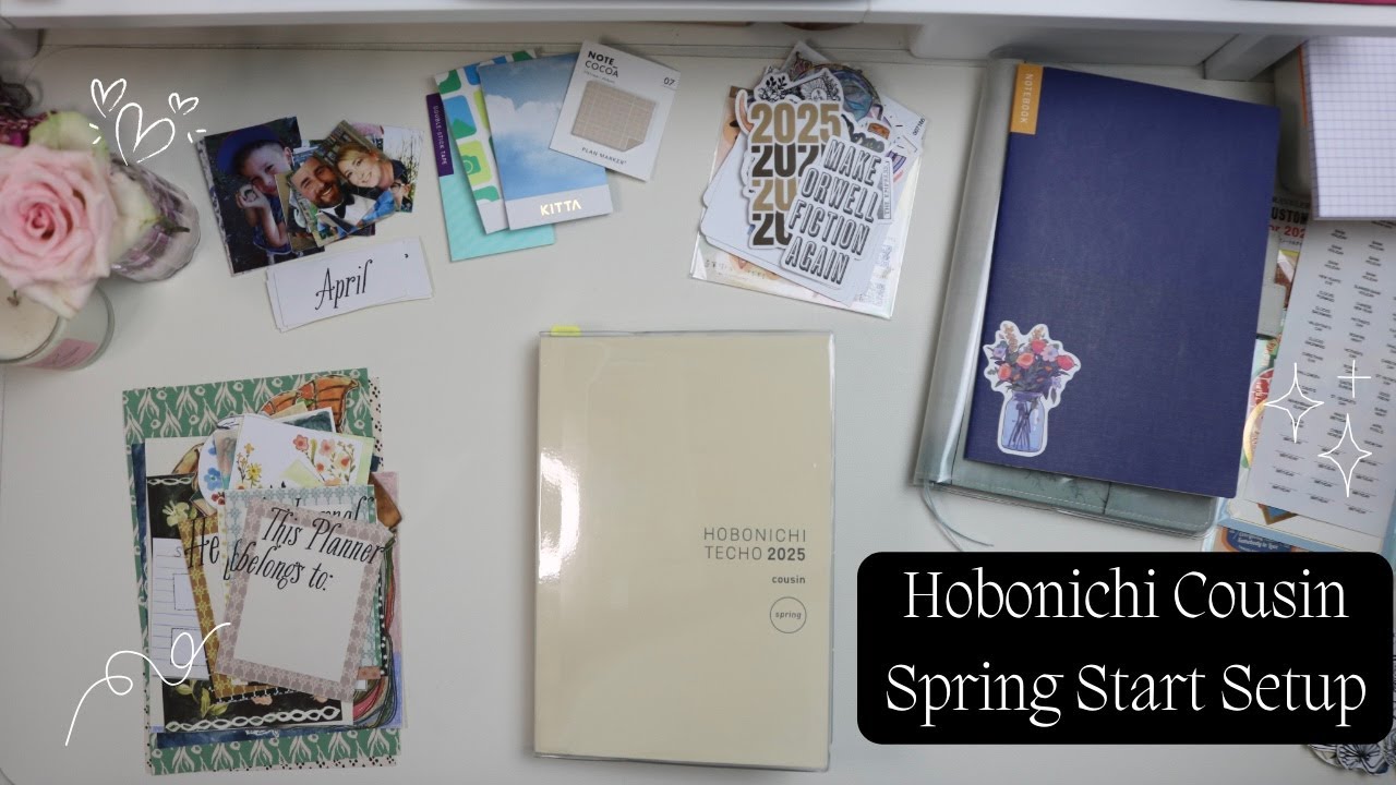 Hobonichi Cousin Spring Start Setup | Part 1