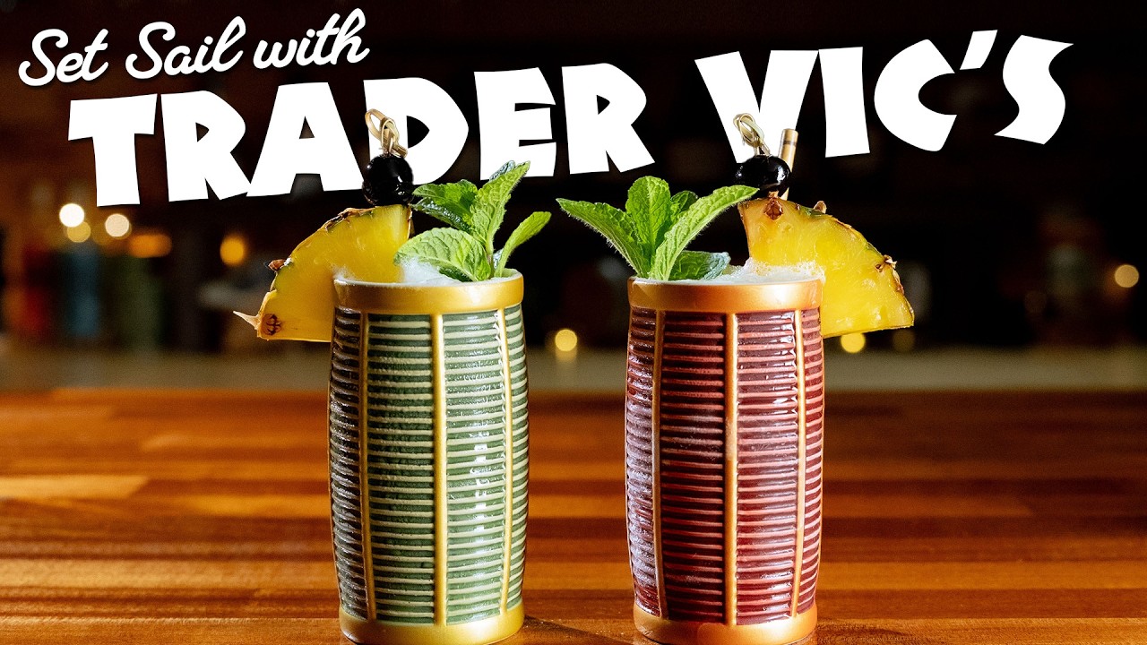 Bourbon or Scotch? Trader Vic has you covered with these TIKI classics