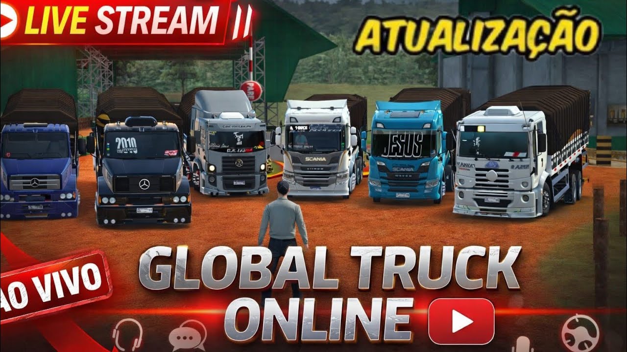 😱😱 Live  jogando com os inscritos do Global Truck Online