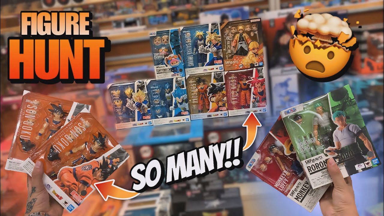 Огромное пополнение запасов фигурок Dragon Ball SH Figuarts в магазинах!!
