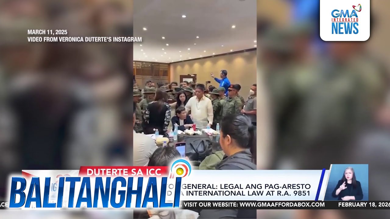 Office of the Solicitor General - Legal ang pag-aresto kay FPRRD, alinsunod... | Balitanghali