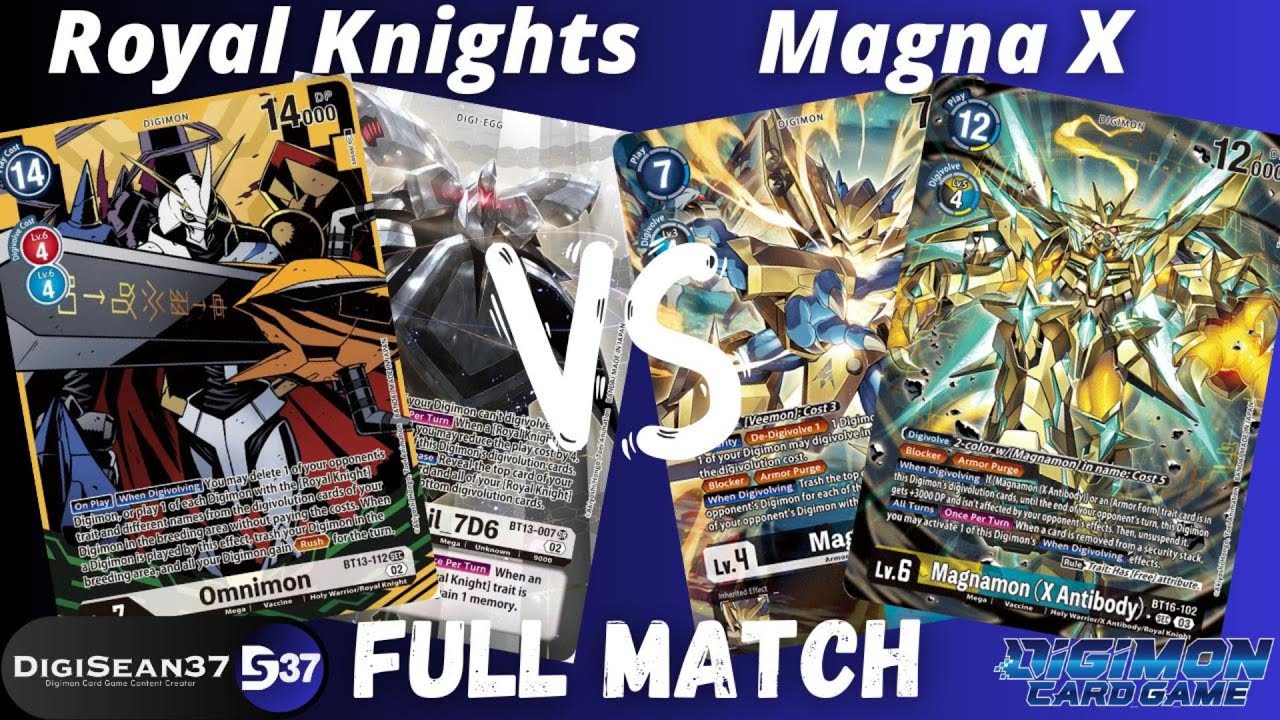Royal Knights VS Magnamon X Armor | Digimon Card Game | Special Booster 2.5