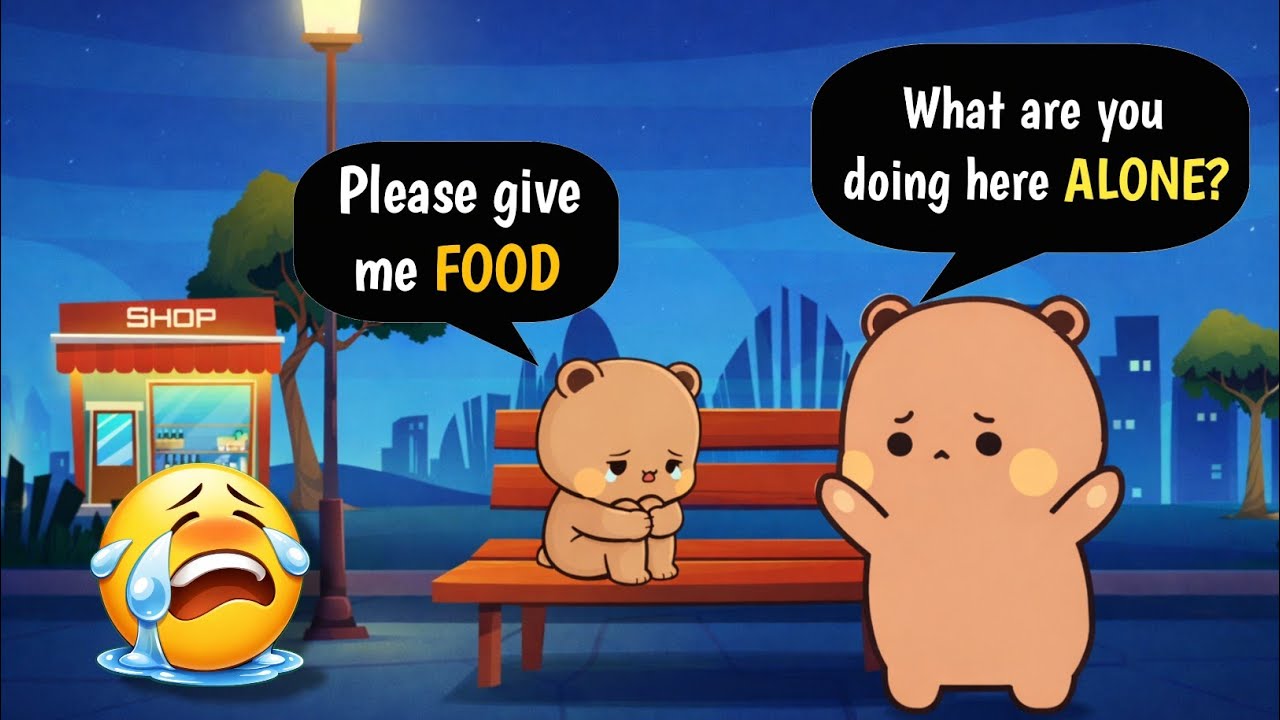 Alone & Hungry Child😢 Dudu Shows True Kindness  | Bubu Dudu Cartoon
