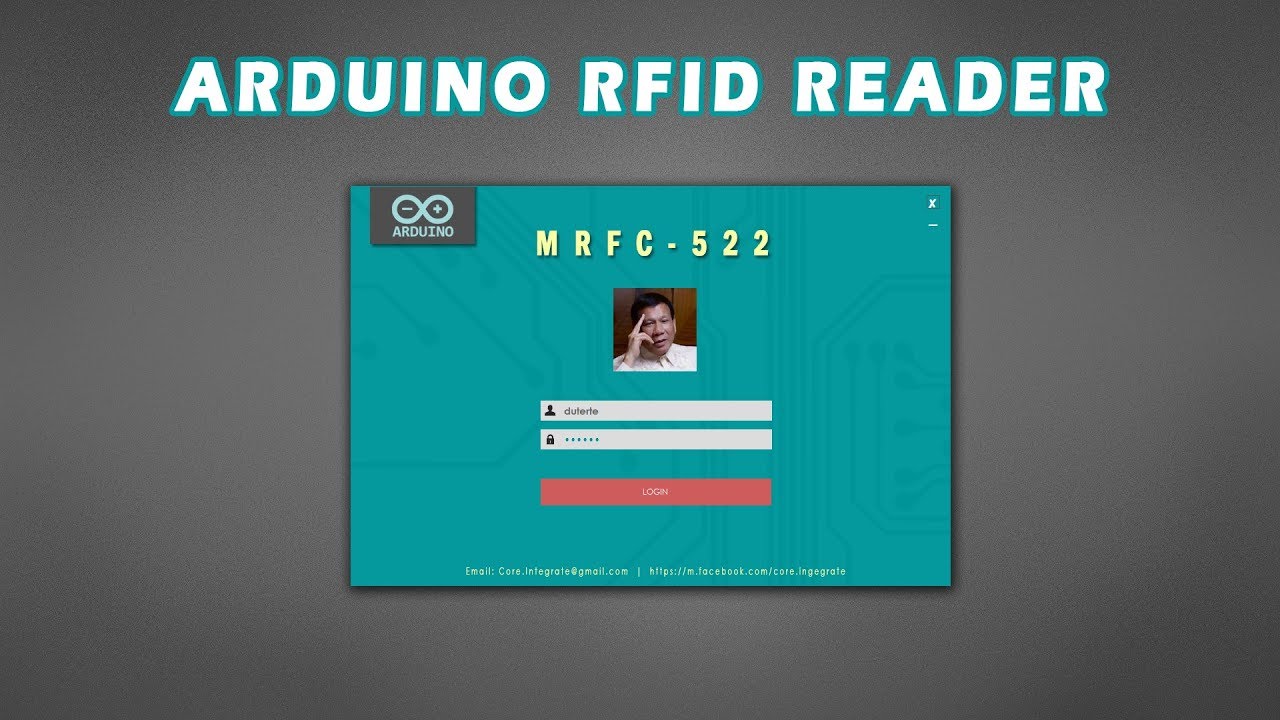 ARDUINO RFID READER MFRC-522 with DATABASE
