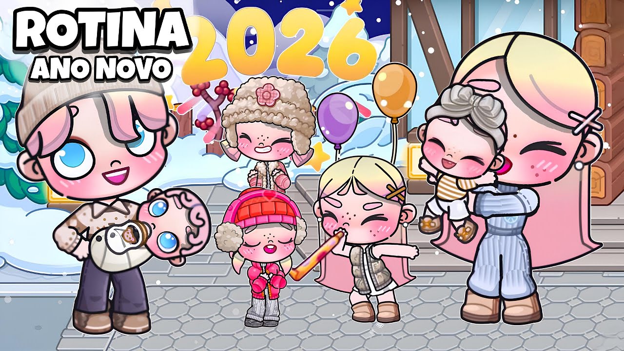 ROTINA ANO NOVO ❄️🎉 | AVATAR WORLD ROTINAS E HISTÓRIAS PAZU