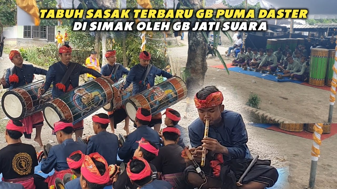 TABUH SASAK TERBARU GENDANG BELEQ PUMA DASTER DASAN TERENG DI SIMAK OLEH GB JSGA JATI SUARA