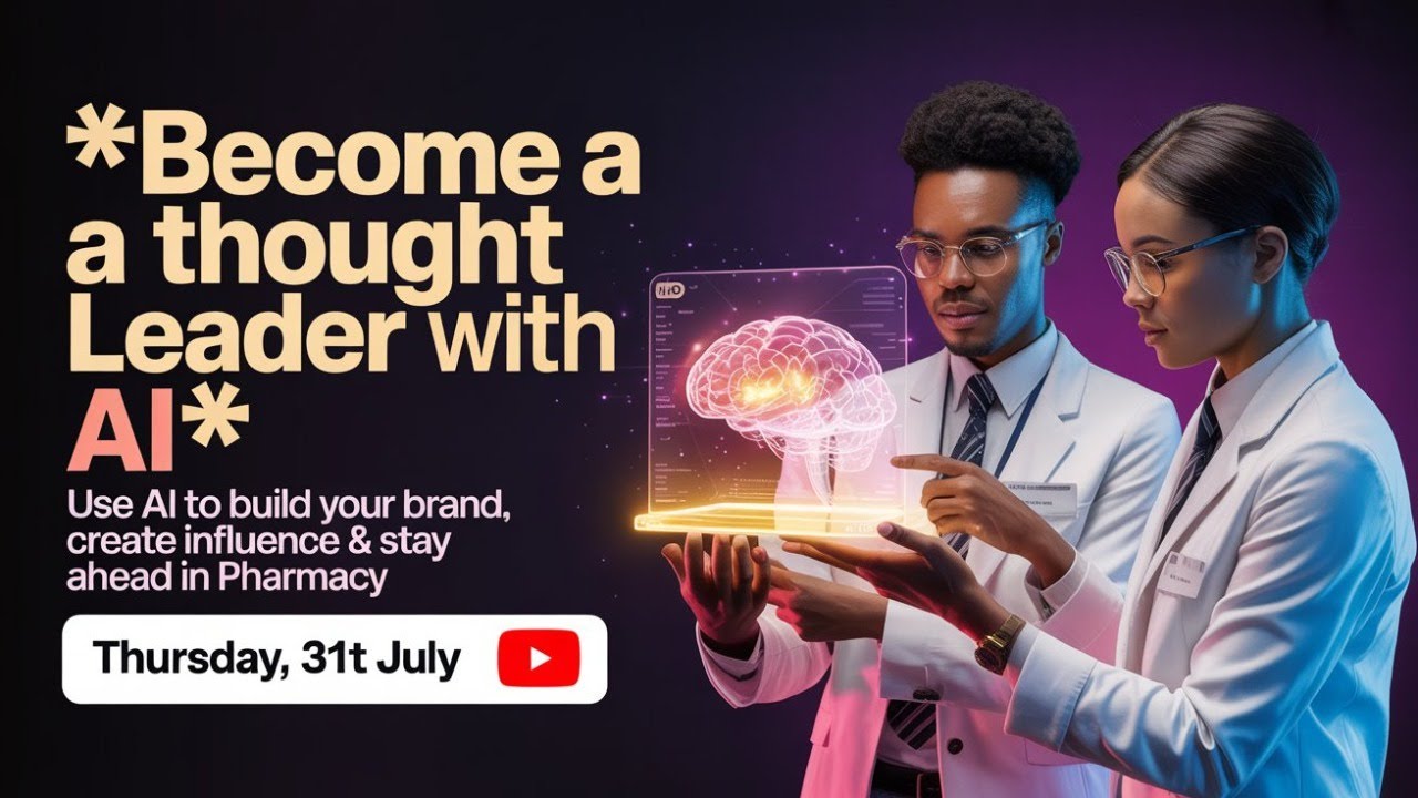 Become a Thought Leader with AI &ndash; Build Your Brand, Influence and Visibility as a Pharmacist