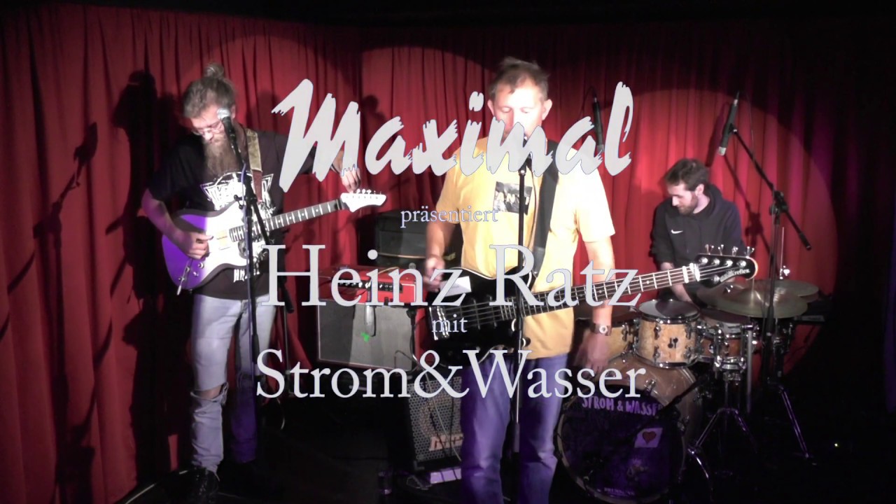 Heinz Ratz mit Strom und Wasser; Live-Konzert im Maximal in Rodgau
