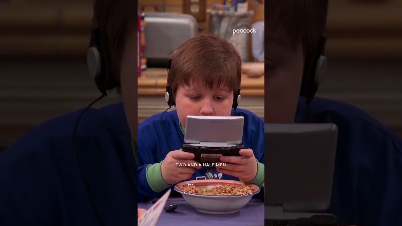 It’s all fun and games until grandma shows up #TwoAndAHalfMen #JakeHarper #CharlieHarper #Shorts