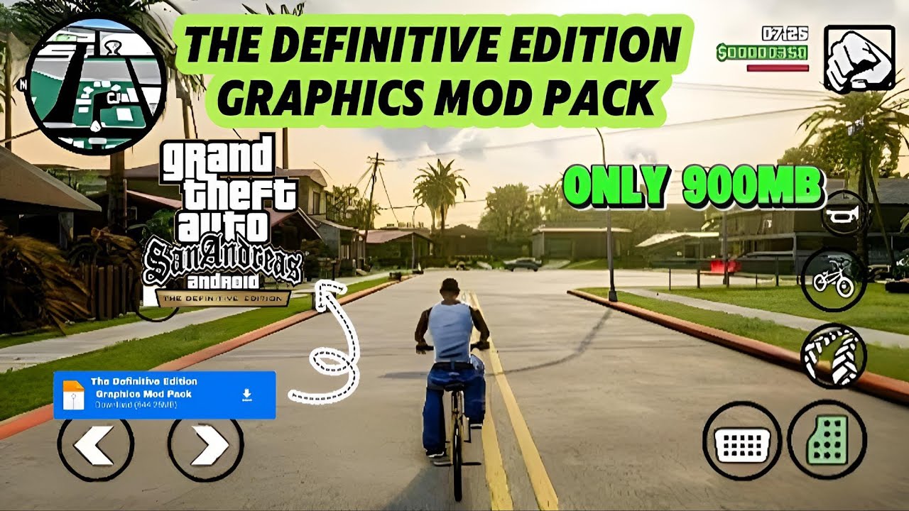 How To Install The Definitive Edition Graphics Mod Pack In Gta San Andreas Mobile Classic