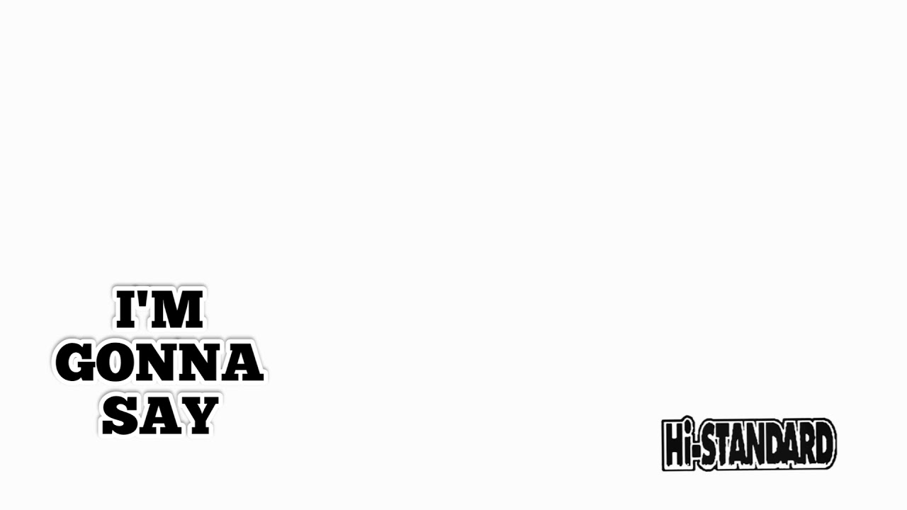 Hi-Standard - Asian Pride (Lyric Video)