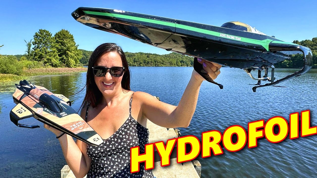 REAL Hydrofoil RC Boat!!!