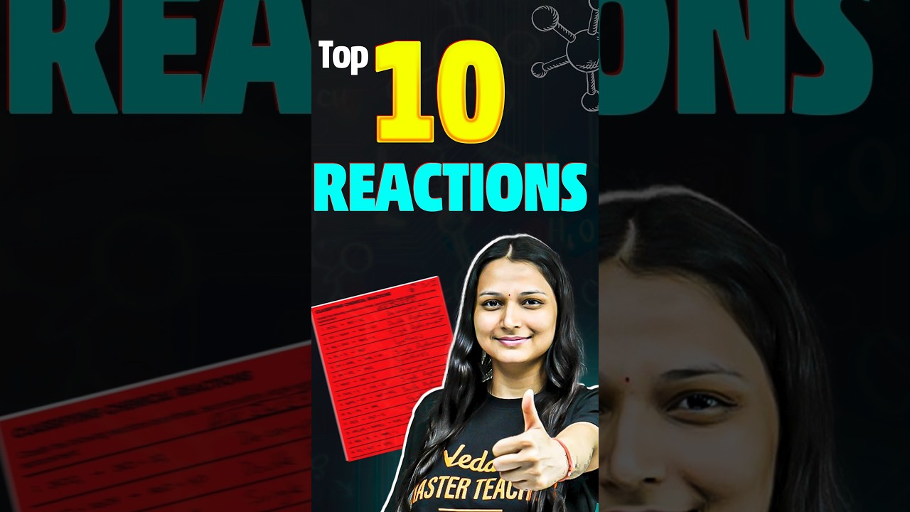 🚨Class 12 Chemistry : Don&rsquo;t Skip These Name Reactions! #cbse #boards #boards2026 #chemistry #organic