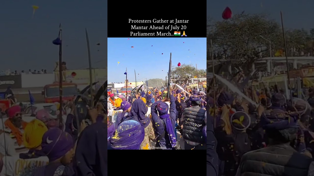 Unity & Peace at Jantar Mantar Delhi 🇮🇳🤝 | July 20 March ||#cjp #jantarmantar #protest