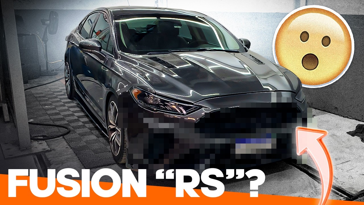 🔥 FORD FUSION RS? Adaptamos o parachoque 