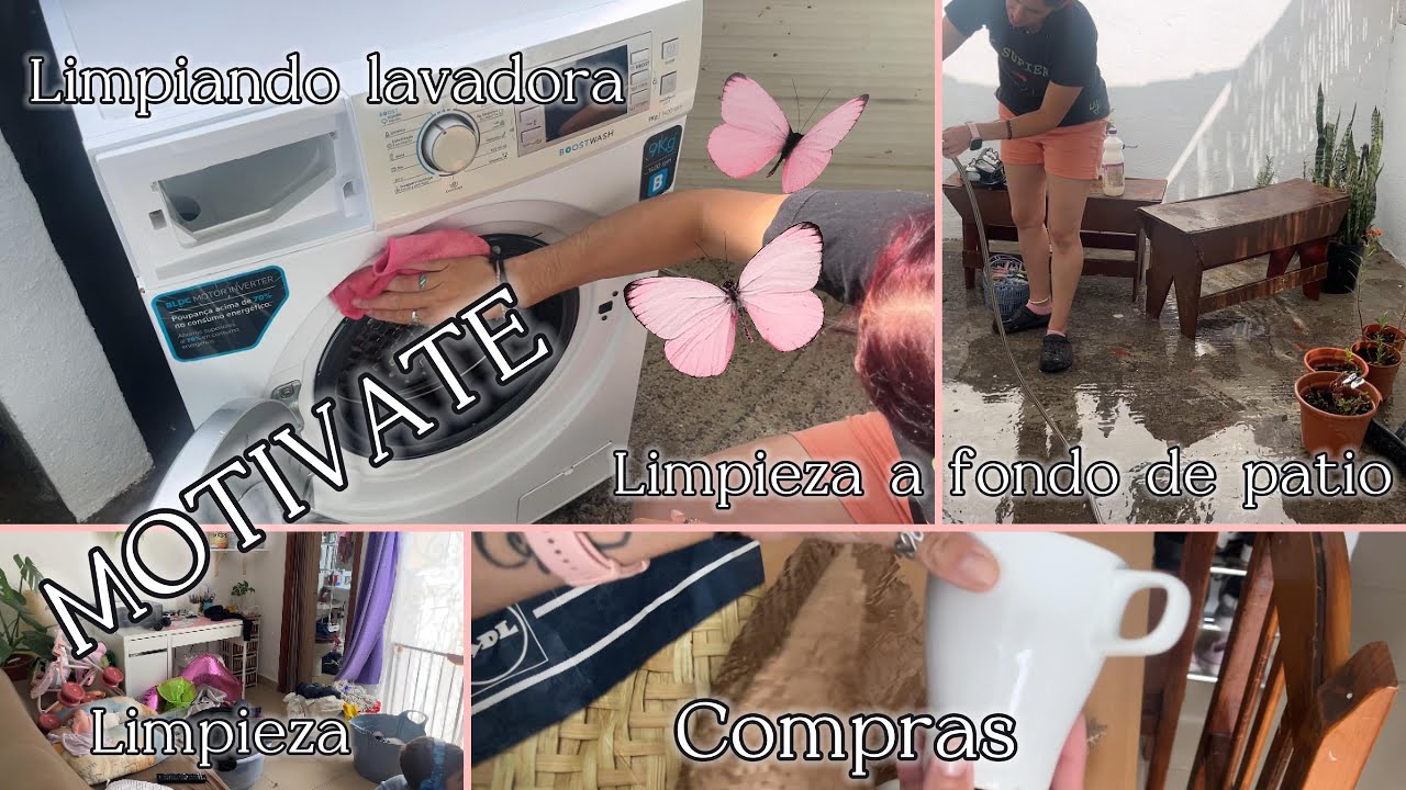 🌸Motivate con limpieza a fondo de patio + Limpieza en casa + Compras🛍️