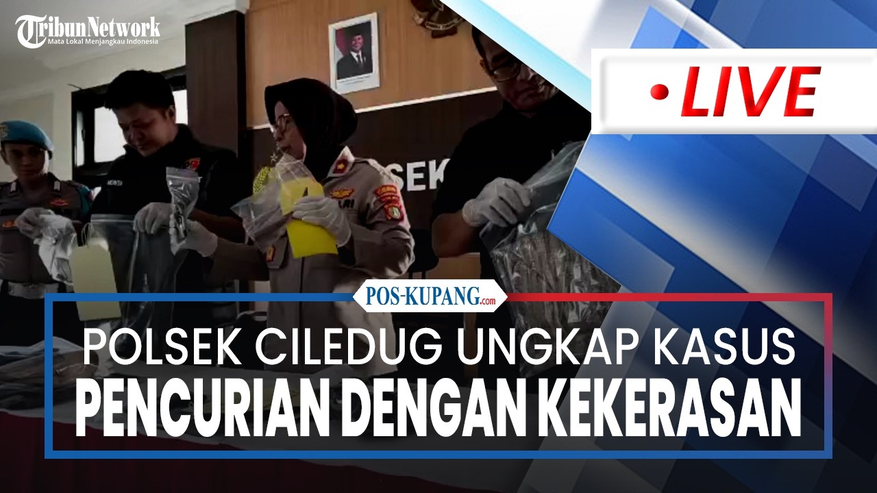 🔴Polsek Ciledug Ungkap Kasus Pencurian Dengan Kekerasan, Pelaku merupakan sepasang suami istri