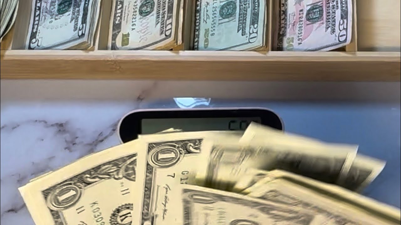 Last Cash Stuffing in February | $600 |Happy Mail #cashstuffing #budget  #giveaway 