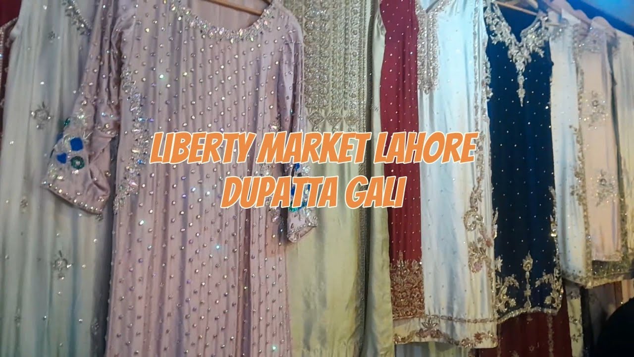 Pakistani dresses for wedding/new pakistani dress design/liberty market lahore/dupatta gali 